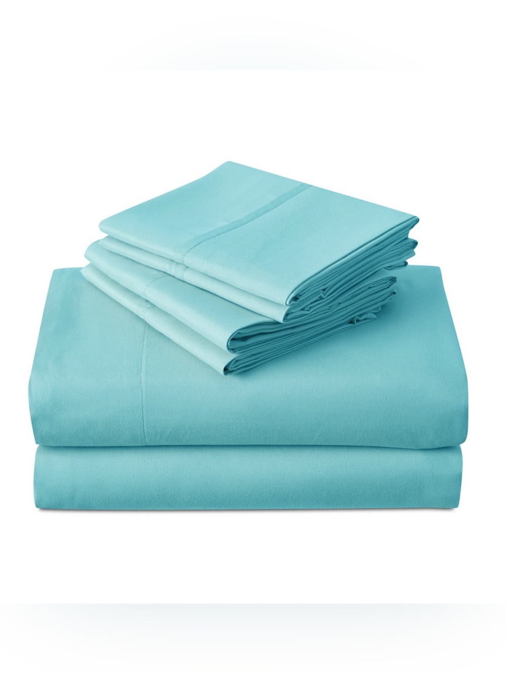kathy ireland Aqua Blue Microfiber Sheet Set